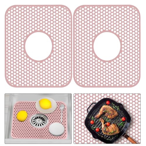 TOOVEM Sink Protectors for Kitchen Sink,2Pack 12.4