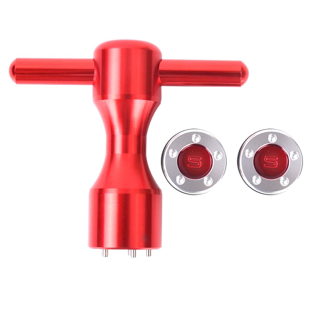 HISTAR2Pcs Golf Custom red Weights + Red Wrench for Titleist Scotty Cameron Putters