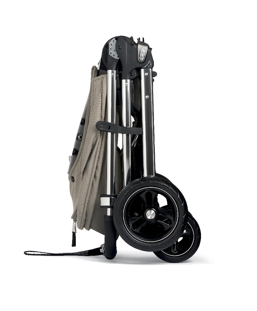 Mamas & Papas Flip XT3 - Passeggino compatto, passeggino, carrozzina, pieghevole con una sola mano, telaio sottile, sedile piatto, grande cappuccio, neonato fino a 4 anni, fulvo