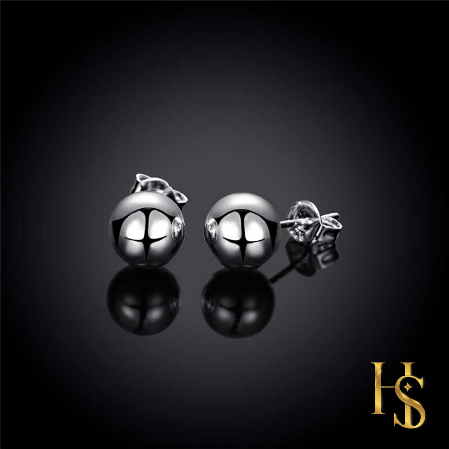 925 Silver 2mm Ball Stud Earrings