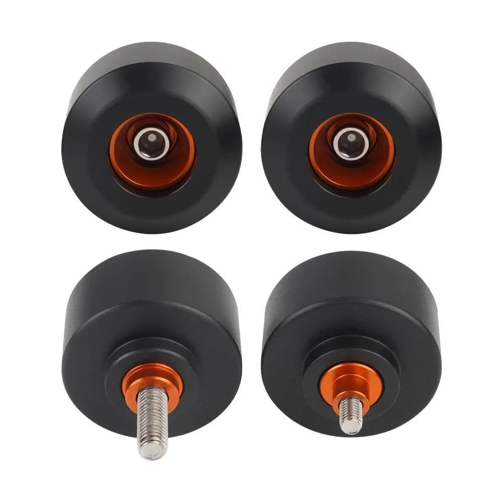 SKINII 4 Pezzi Forcella Anteriore E Posteriore Moto Ruota Paratelaio per 125 per 390 per 200 per Duke Collisione Baseball in Gomma Collisione Protezione Protezione Paraurti Copertura