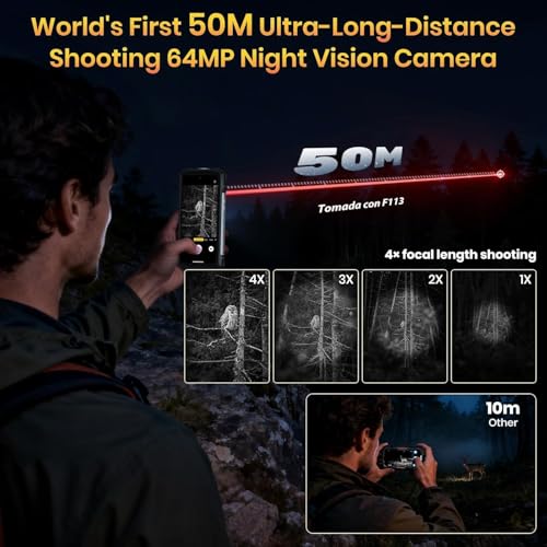 Image of FOSSIBOT 2026 F113 20000mAh /33W 5G Android 15 Rugged Phone Unlocked, 36GB+256GB /2TB MediaTek Dimensity 7050+ Gaming Phone, 6.78 inch 4K FHD+120Hz Gorilla Glass,50MP Super Night Vision