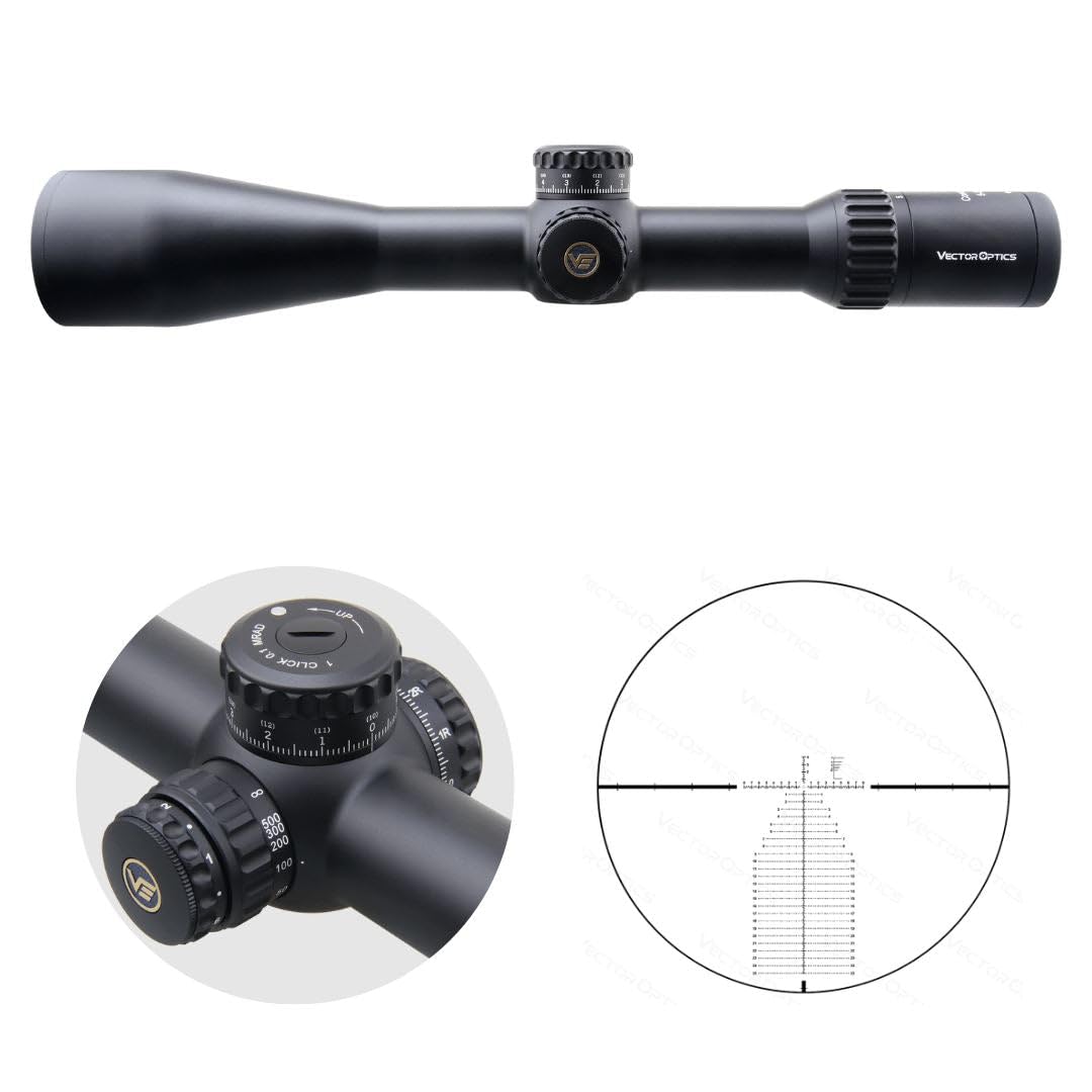 Vector Optics SCFF-41 Continental x6 5-30x56 VEC-MBR Zielfernrohr für Sport, Airsoft und Jagd, Luftgewehr, Ziel-Visier, Gewehrzielfernrohr, Rifle Scope, umfangreiches Zubehör