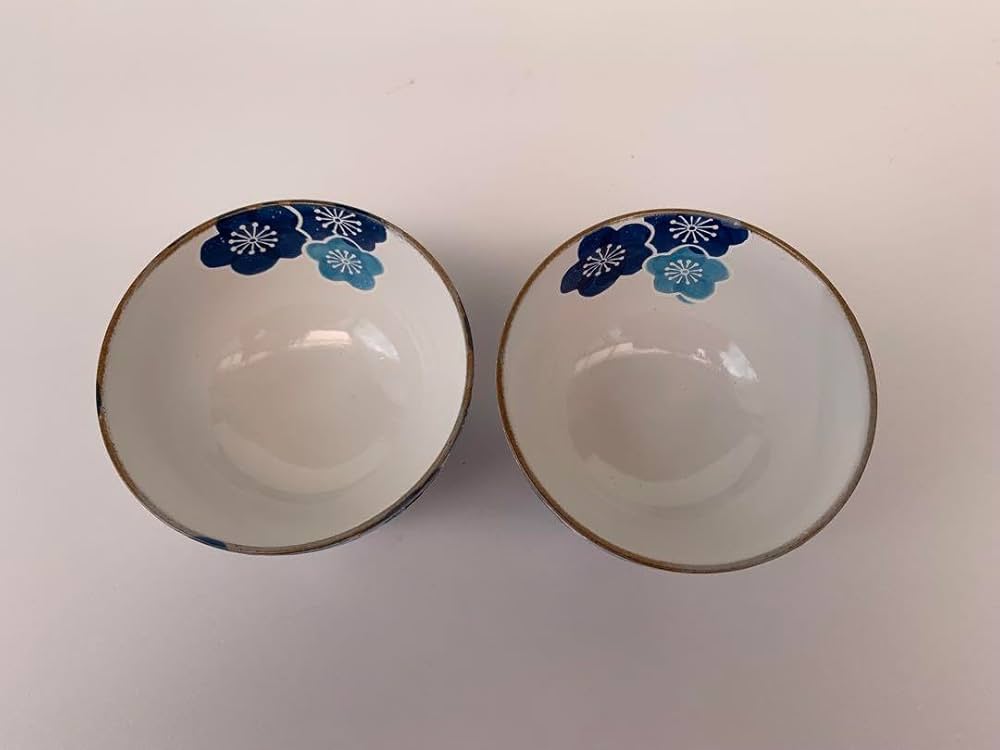 有田焼 梅柄 茶碗 4個セット 陶器 レトロ 飲食店③ 昭和レトロ梅柄 有田焼 梅柄 茶碗 4個セット 陶器 レトロ 飲食店③ 昭和レトロ梅柄