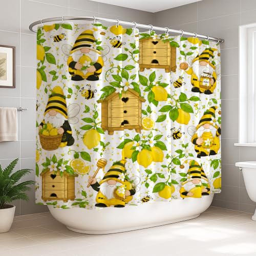 Rideau de douche extra large en tissu imperméable pour maison et hôtel 274x183
