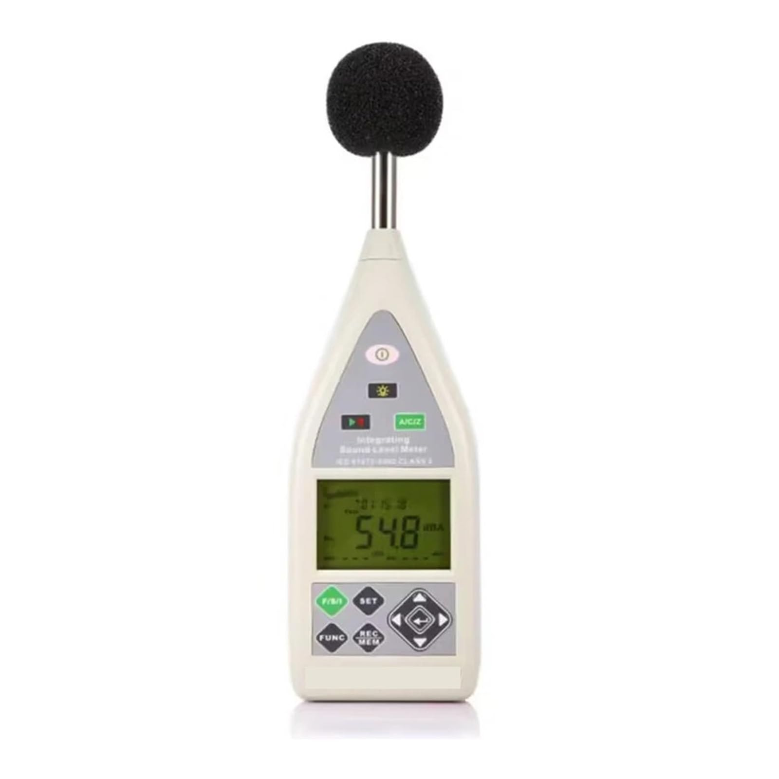 Medidor de Decibeles, ST-107 Medidor de nivel sonido integrado Clase 2 Rango medición del medidor ruido 70~133 dBC