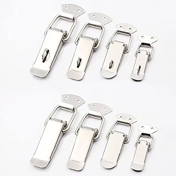 Amazon.co.jp: Adiyer [4パック] ツールボックス留め金具 チェスト