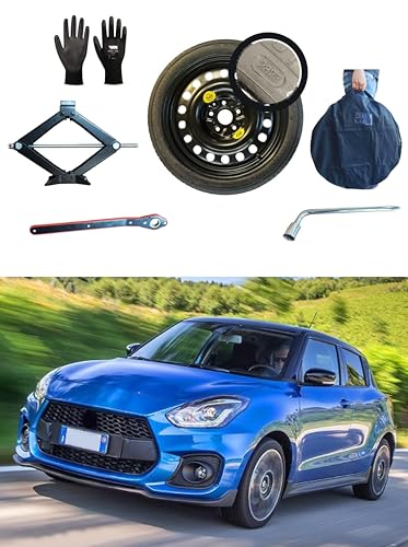 Kit roue de secours 16" pour Suzuki Swift Sport 2WD complet avec cric et clé