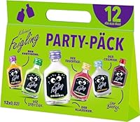 Kleiner Feigling Party Päck (12 x 20 ml) – Der kultige Vodka-Schnaps in 6 fruchtigen Sorten – Frech, fruchtige Shots ideal für unterwegs im praktischen Mix-Paket – 15 % Vol.