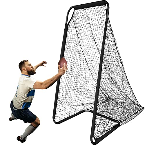 Andgoal Football Kicking Punting Cage - Football Kicking Cage Net Football Trainer Net, Football Kicking Training Cage With Net For Pro Football Amateur Black Football Kicking Cage #TOP4