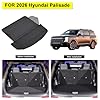 Floor Mats for 2026 Hyundai Palisade Accessories 7-seat (Not Hybrid), Cargo Mat Custom TPE All Weather Protection Full Coverage Trunk Liner & Floor Liner for Palisade car mat Accessories-Black