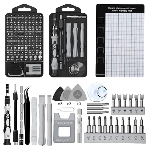 Ensemble de tournevis de précision 138 en 1, trousse d'outils magnétiques pour réparation