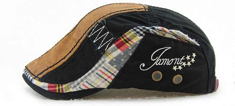 M MOACC Men Beret Hat Cotton Adjustable Newsboy Hats Cabbie Gatsby Cap Driving Flat Caps - Image 2