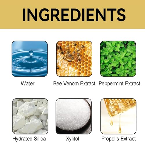 Bienengift Zahnpasta,Bienengift Zahnfleischpflege Zahnpasta Tiefenreinigung Zahnstein Flecken Zahnstein Geruch Frischer Atem Whitening Zahnpasta (2)