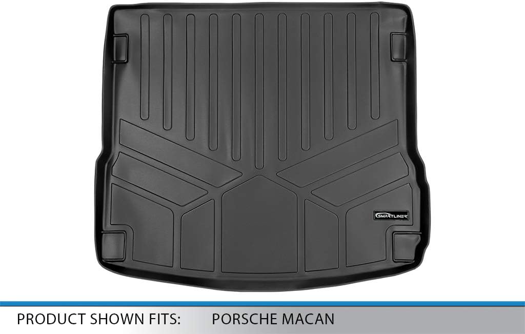 SMARTLINER All Weather Custom Fit Cargo Trunk Liner Floor Mat for 2014-2025 Porsche Macan