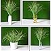 MISSWARM 12PCS Artificial Grass Plant, Artificial Shrubs Wheat Grass, Artificial Greenery Stems Fake Weed for Room Indoor Home Decor, Artificial Tall Grass Fake Plants for Outdoor Decor