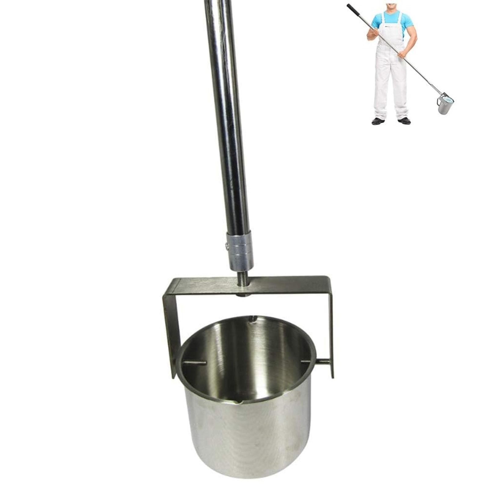 Campionatore d'Acqua telescopico con Asta Retrattile per campionamento a Oscillazione Verticale in Laghi e fiumi
