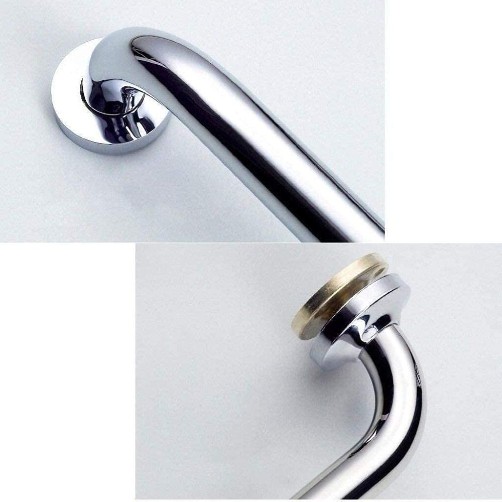 SBTXHJWCGLD Asideros Asideros Latón Pulido Asideros Ducha, Soporte de Seguridad Pasamanos Baño y Bañeras Asistido al Inodoro Agarre Antideslizante Accesorios de baño, Sier, 57Cm