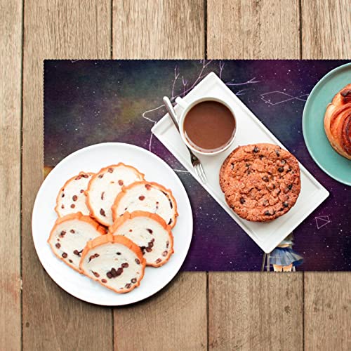 Set de table Star Galaxy résistant chaleur protège table salle à manger