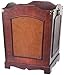 Vintiquewise(TM) Antique Wooden Waste Can/Bin with Handle