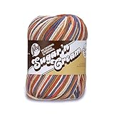 Lily Sugar'n Cream Super Size Ombres Yarn, 3 oz, Oriental Ochre, 1 Ball