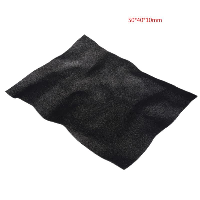1pc DIY Computer Dust Filter Mesh 500x400x3/5MM Case Fan Cooler Cover Sponge 60PPI Black (Color : 10mm)