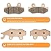 Front Rear Brake Pads Sintered for Yamaha YFZ450 YFZ450R YFZ450X Raptor 700 700R, OEM# 5TG-W0045-20-00 5TG-W0045-30-00 5TG-W0046-10-00