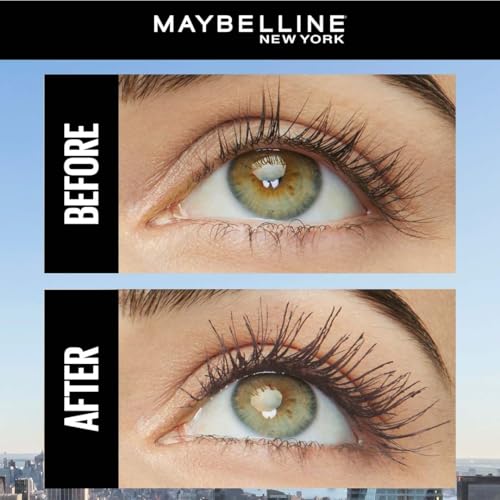 Image of Maybelline New York Lash Sensational Sky High Blue Mascara, True Brown | Lengthening & Easy Wash Formula, 7.2ml