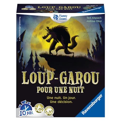 Ravensburger Werewolf for one night Juego de baraja de cartas (tematizado) - Juegos de cartas (9 año(s), Juego de baraja de cartas (tematizado) , color/modelo surtido