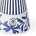 Spode Blue Italian Cone Shaped Topiary - 8 Inch Decorative Porcelain Figurine, Classic Blue & White Design Motif - Collector Accent for Tabletop, Mantel & Dining Room Display