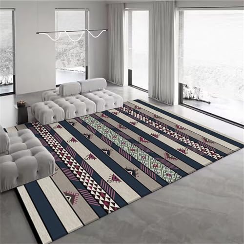 SUNYRDSM Jarapas para Sofas Alfombra Salon Decoración Elegante para Sala de Estar, Resistente a Las Manchas, Tonos neutros, Personalizable. 120X200CM