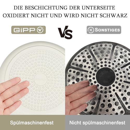 GiPP 11-Teilig Topfset & Pfannenset mit abnehmbarem Griff Induktion – Ansicht 6
