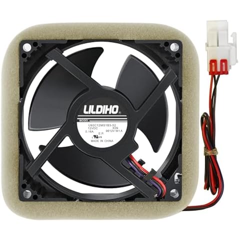 LILDIHO Upgraded DA81-06013A Refrigerator Evaporator Fan Motor (OEM), with Silent Sponge (No Noise), Compatible with Samsung Refrigerators, Replace DA31-00287A - 15 Years Warranty Cover