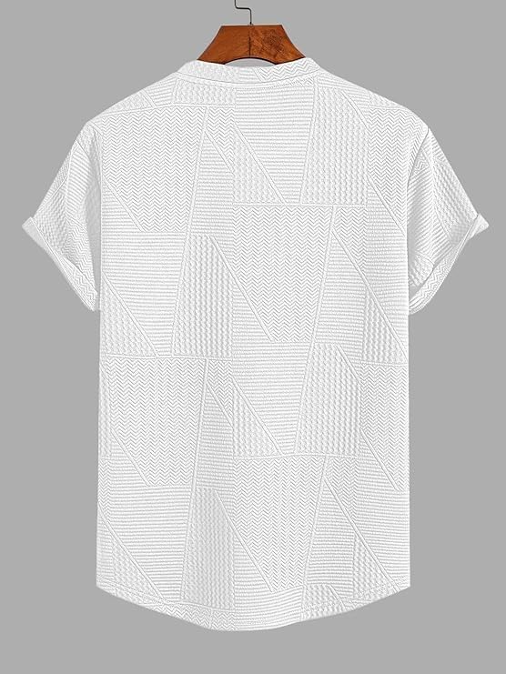 Image of GRECIILOOKS T Shirt for Men Poly Cotton | Textured Oversized Fit Man t-Shirt | Round Neck Half Sleeve Men t-Shirt's (Available in Plus Size)