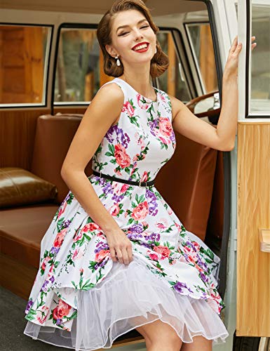 Grace Karin Women's Crinoline Slips Full Slip Petticoat A-Line Midi Tutu Tulle Prom Dresses For Party (Black+White,Xl) #TOP4