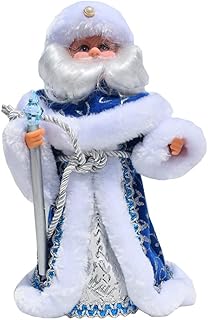 Dcaknri Santa Toy 4 Colors para Elegir Decoración Forma Exquisita para Dormitorio del Hogar Acompañan A Los Niños por Noche.