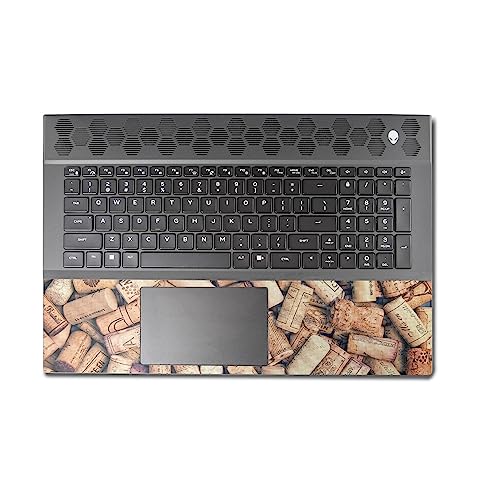 Image of MightySkins Carbon Fiber Skin Compatible with Alienware M18 R1 (2023) Full Wrap Kit - Corks | Protective, Durable Textured Carbon Fiber Finish | Easy to Apply & Change Styles | Made in The USA