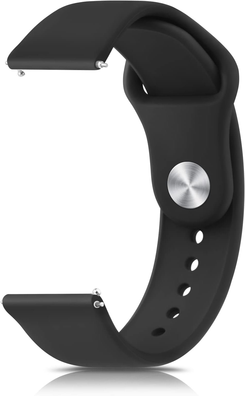 Sportarmband Aus Silikon Für Smartwatches – 20mm & 22mm, Perforiert, Bequem Und Atmungsaktiv Sportarmband Aus Silikon Für Smartwatches – 20mm & 22mm, Perforiert, Bequem Und Atmungsaktiv