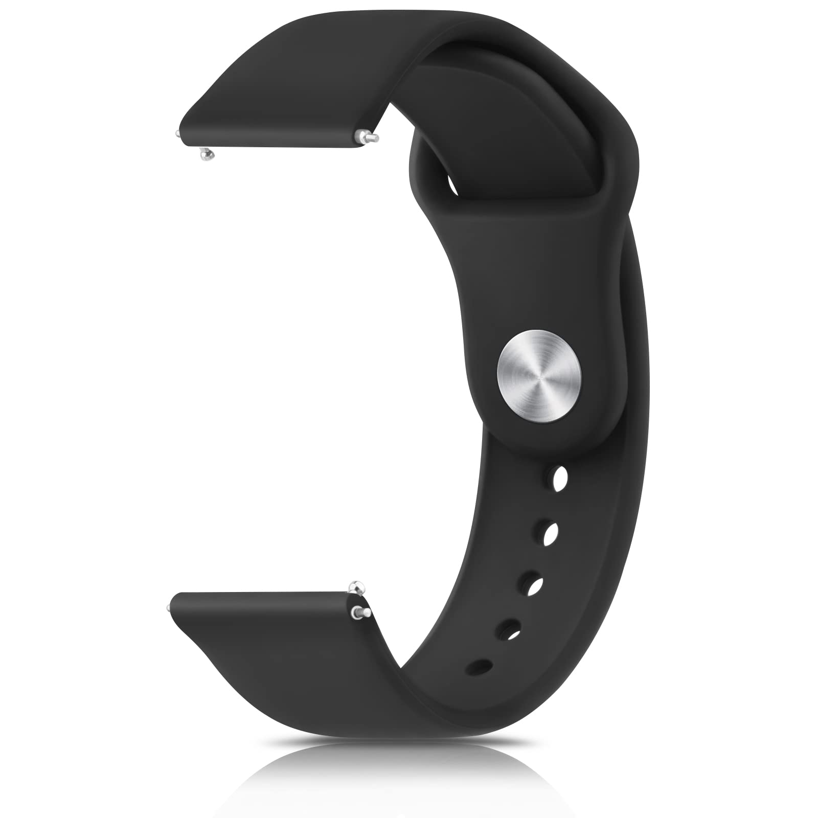 Oumida Correa Reloj de Silicona 20mm 22mm para Hombre y Mujer, Nueva Pulsera con Hebilla Ajustable, Correas de Repuesto Universal Impermeable Deportiva