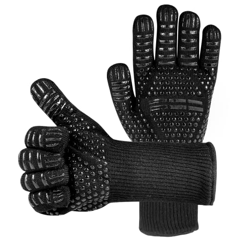 Guantes para Parrilla Guantes Resistentes al Calor - Guantes para Horno BBQ OUTDOUSE Guantes...