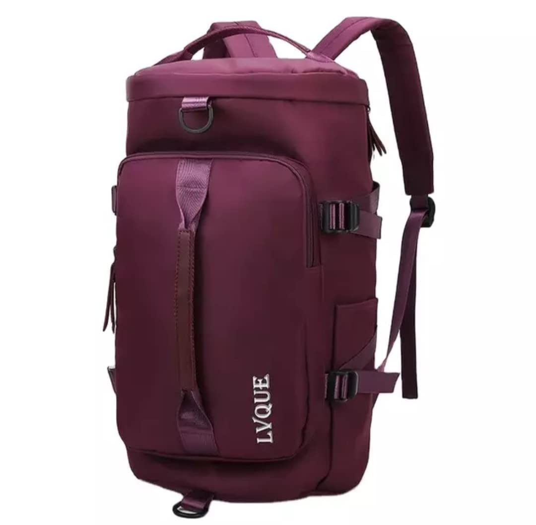 polyester 25 cms Duffle Bag(Sports Travel Duffel Bags_Purple)-image-18