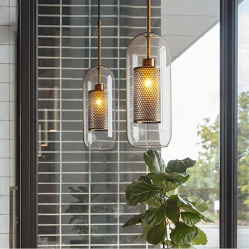 Image of Metal Cube Pendant Light | Surface Hanging Ceiling Lamp Fixture | Decorative Lighting for Living Room Bedroom Dining Office Showroom Studio Restaurant Hotel | Without Bulb