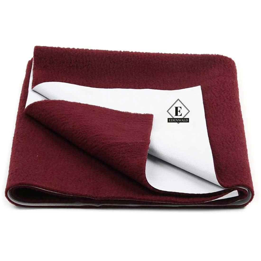 Crib Mattress Protector Dry Sheet, Waterproof Bed Protector Sheets, Reusable Rubber Sheets for Children, Adults &amp; Pet, Leak Proof Mats for Home, Outdoor &amp; Travel (Small 20"x30") (Maroon)