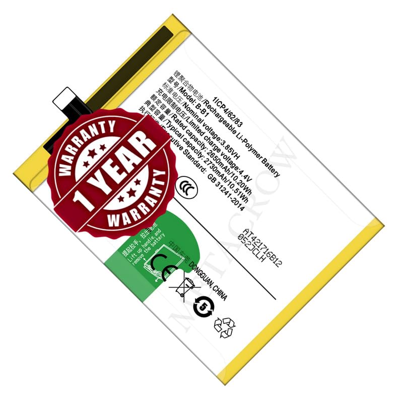 Image of Original B-B1 Battery Compatible for Vivo Y55L (Vivo 1603) - (2730mAh) - 1 Year Warranty JK1