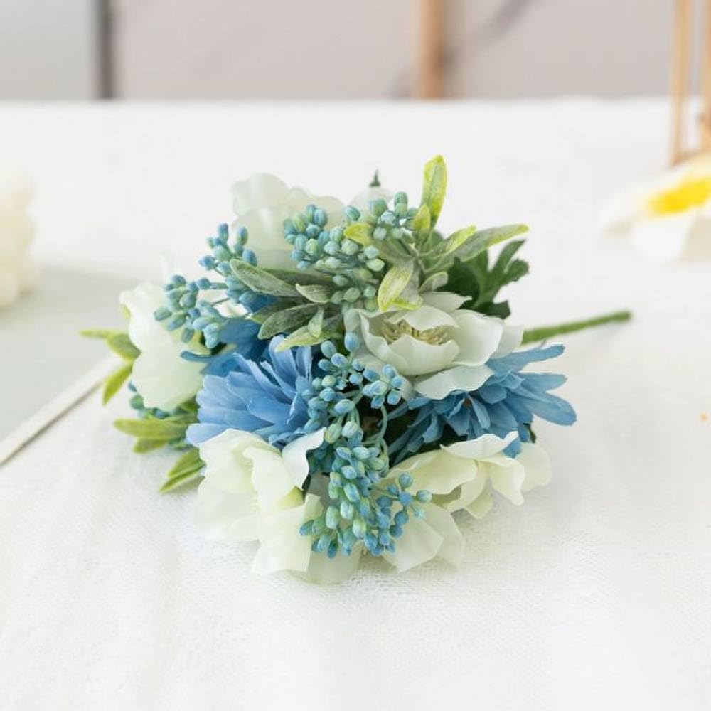 Chrysanthème bouquet de thé mélangé bleu LVTFCO créez une ambiance chaleureuse dans votre salon