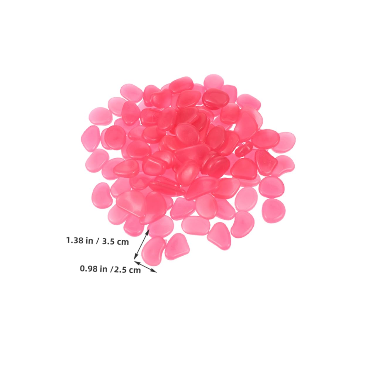 300piezas Piedras Luminosas Que Brillan La Oscuridad Decorativas Para Peceras Jardines Caminos Patios y Paisajismo