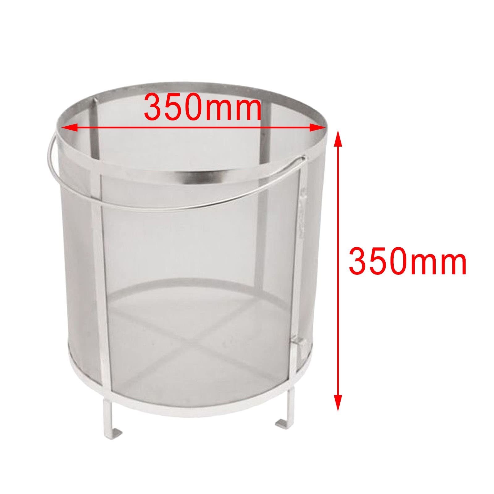 Birra Birra Secca Luppolo Filtro Colino Birra Birra Casa Filtro Cestello Filtro per Gelatina Marmellate Barile di Birra Birra tè Bollitore, 350x350mm