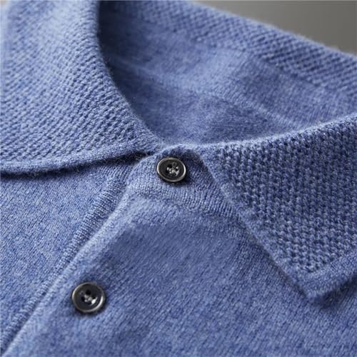 Pull 100% laine pour hommes Kelsiop tricot chic d'automne - 5