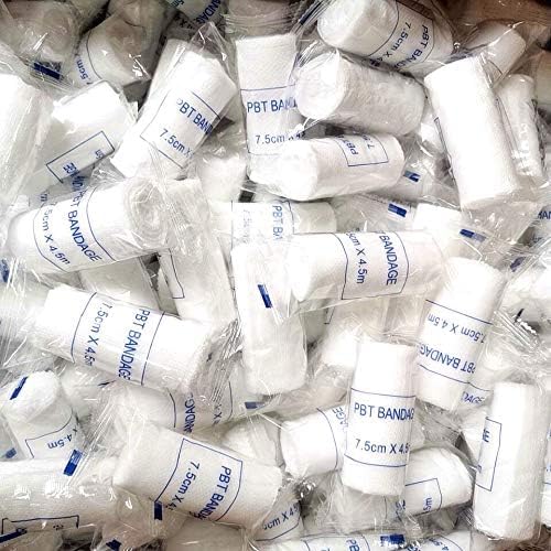 Rollos de gasa  25 rollos  3 pulgadas x 4.1 yardas  Rollo de vendaje de gasa elástica conforme sin látex transpirable y conforme envoltura de gasa disponible en Yaxa Peru