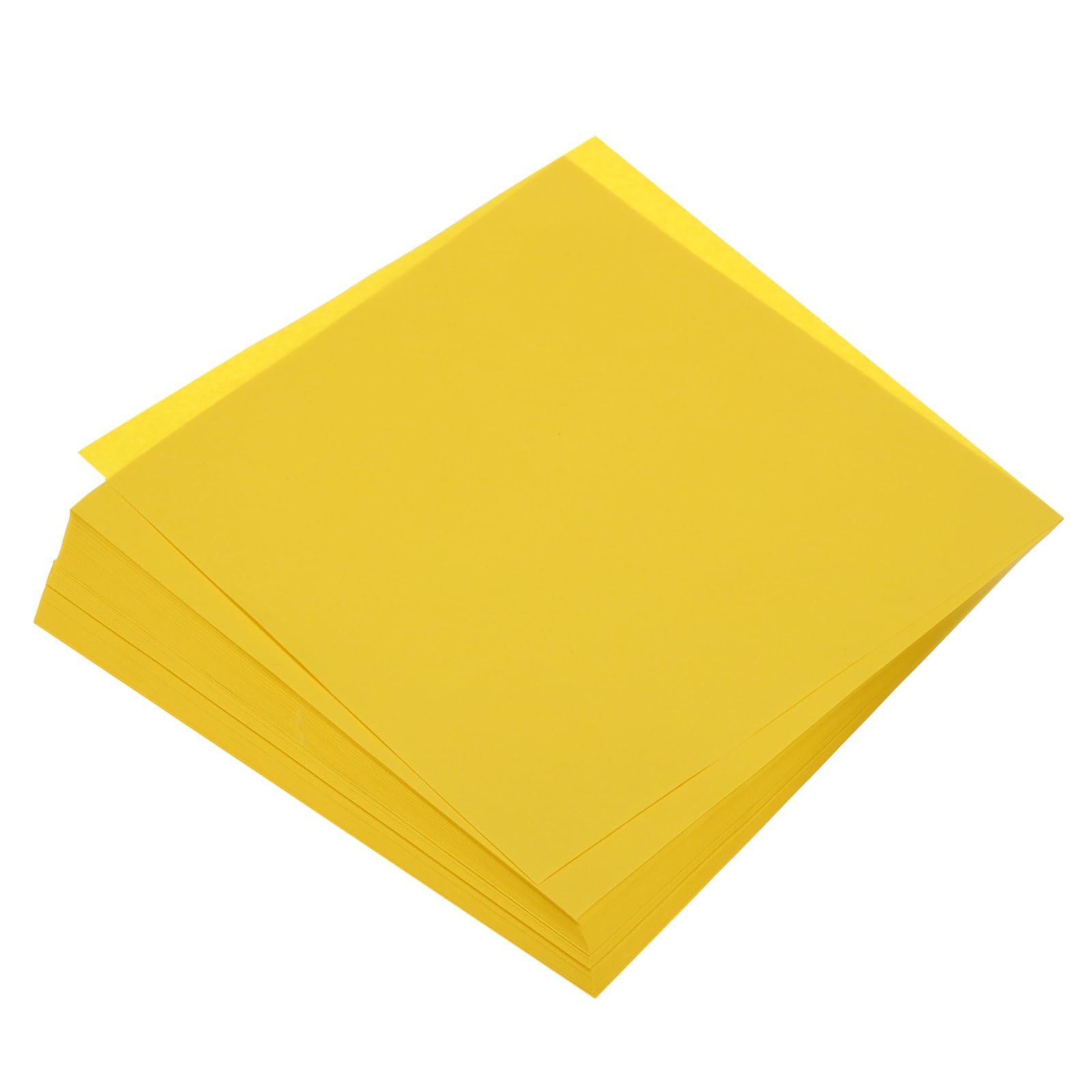 MECCANIXITY 100 Sheets Origami Paper Double Sided 8x8 Inch(20x20cm) Square Sheet for Art Craft Project, Beginners, Gifts Decor, Yellow